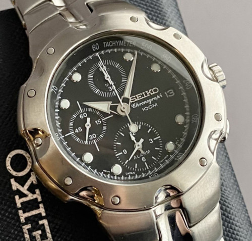 Seiko chronograph 7t62 0b10 - seiko, 7t62-0b10