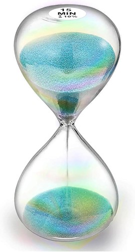 Sanduhr minuten türkis - 15,