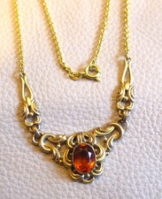 Antike Halskette Messing