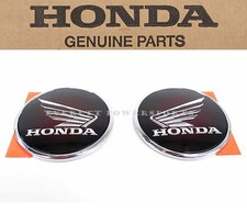 Chrome Tank Emblem Set Honda