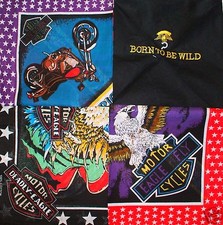 BANDANA USA EAGLE American WAY BIKER Halstuch Kopftuch Motorradtuch 53x53 cm NEU