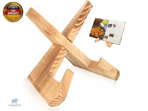 Kochbuchhalter holz - kochbuchhalter,