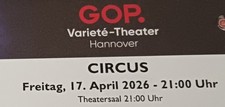 Gop hannover tickets für - hannover, 2