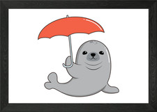 Robbe Regenschirm gerahmtes