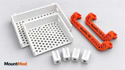 Hutschienen montagehalter set - hutschienen,
