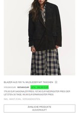 ZARA STUDIO Kleid LEDERJACKE