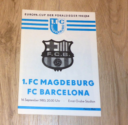 Programmheft magdeburg - 1., fc