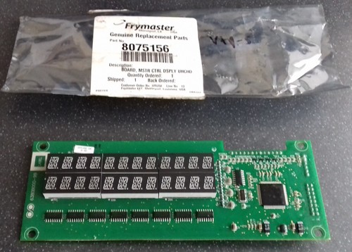 Frymaster display master - frymaster, display/master