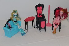 Monster High Puppe Gigi Grant  13 Wishes und Lagoona Blue mit Viel Zubehör # 50