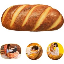 3D Simulation Brotkissen Plüsch Butter Dekokissen flexibel