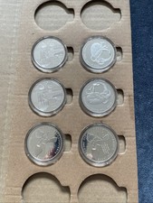 10 Euro Gedenkmünzen 2011 (Elbtunnel x2- Till Eulenspiegel x2- Archaeopteryx x2)