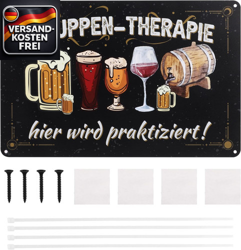 Metallschild haus bar - haus,