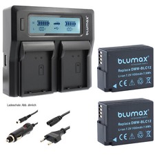 2x Akku + Lader für Panasonic