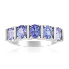 Tansanit sterling silber ring - sterling,
