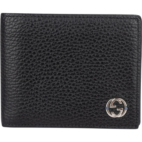 Gucci emblem leather wallet - gg,