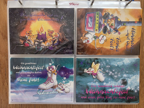 Diddl weihnachts postkarten - diddl,