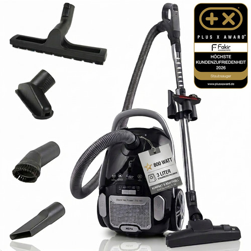 Fakir black vac - black,