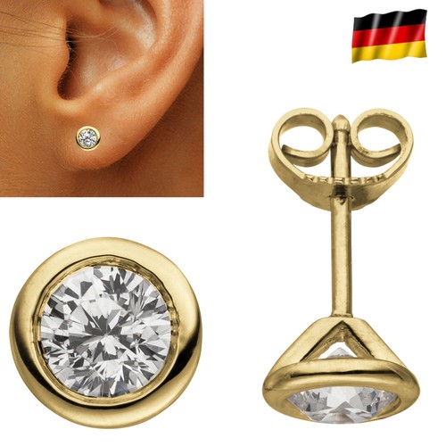 Ohrstecker 585 echt gold - mm,