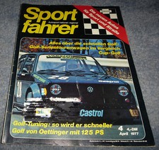 Sportfahrer 4/77 VW Golf I