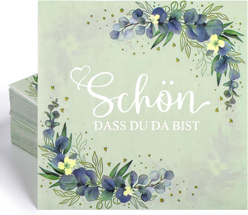 100 stück servietten schön - 100,