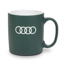 Original Audi Tasse Kaffeetasse Teetasse Kaffeebecher Porzellan grün 3292500600