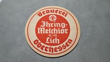 Licher Brauerei VK Bierdeckel