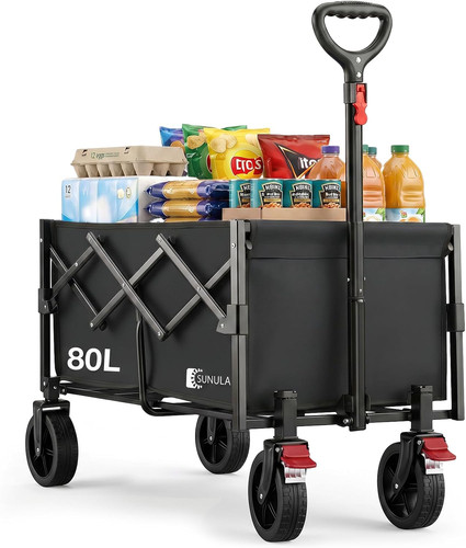 Bollerwagen faltbar klein 80l - faltbar,