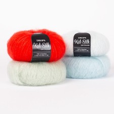 Flauschiges Mohair Seide Garn