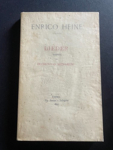 Liederbuch enrico heine - enrico,