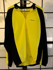 Radsport Trikot Retro Herren Bike Puls Schwarz/Gelb, Größe XXL