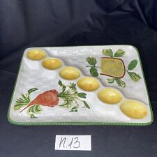 Retro 70er Jahre Servierplatte Italy Keramik Käseplatte Aufschnittplatte