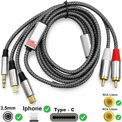 Adapterkabel auf cinch - in,