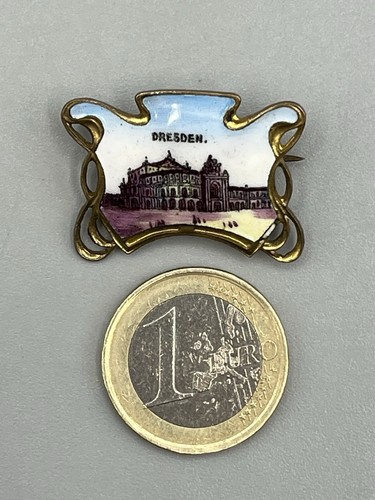 Antike jugendstil brosche - antike,