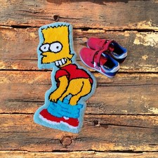 Teppich comic Simpson Kinderzimmer deko. Geschenk für gamer Jugendliche 