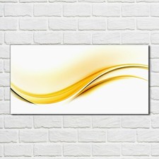Acrylglasbild Wandbild Plexiglas 100x50 Abstrakte Wellen Kunst