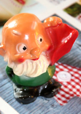 DDR zwerg spielzeug alt 7,5cm Gartenzwerg Plastik wichtel vintage HG