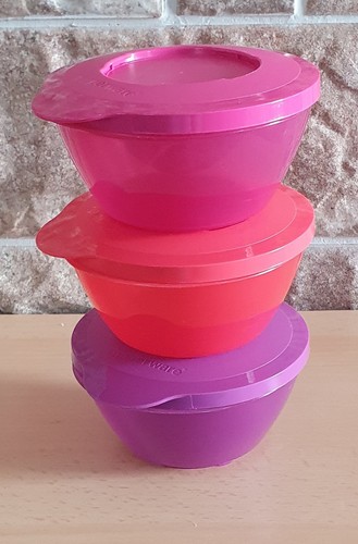 Tupperware 3er set schüsseln - set,