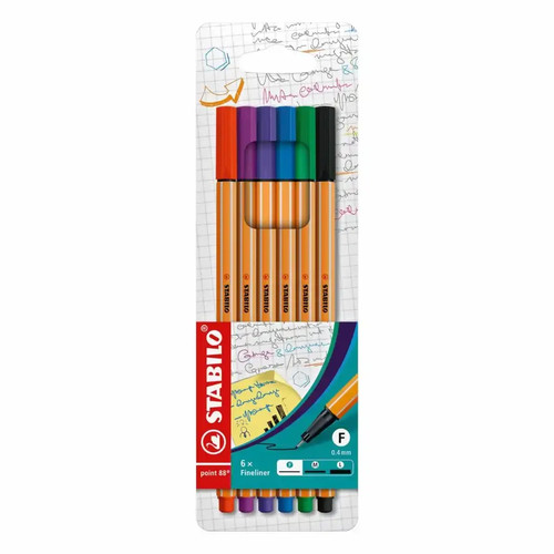 5er set stabilo pen - set,