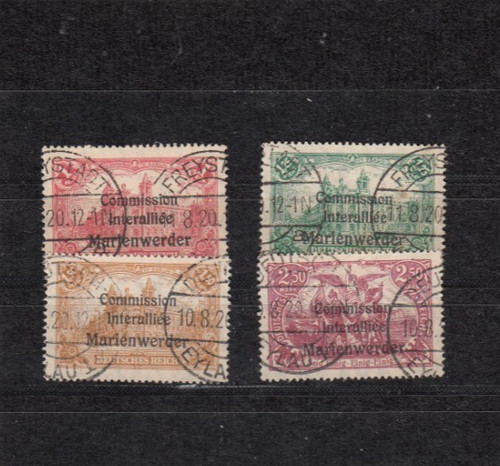 Marienwerder 1920 freimarken - 1920,