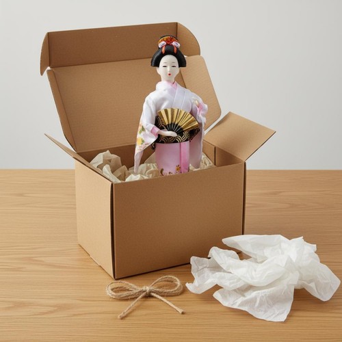 Japanische geisha puppe - japanische,