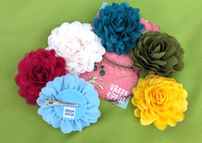 Blume aus Chiffon (11 Farben)