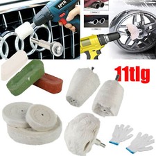 11-TLG Für bohrmaschine Polierscheibe Satz Polieraufsatz Akkuschrauber Felgen