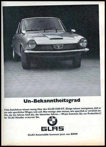 Glas 1300 originale - glas, gt,