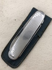 FAB Solingen Taschenmesser Mit Ledertui Vintage. Klingen sind neu angeschliffen