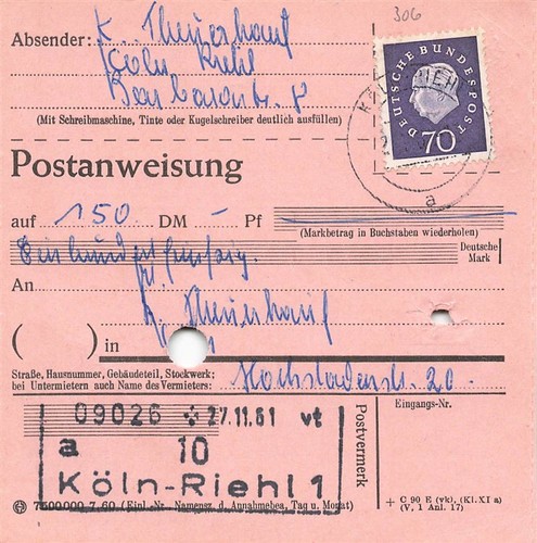 167559 bund 306 heuss - 167559),