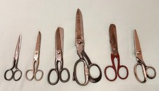 6 alte Schneiderschere , u.a Solingen, Trusetal