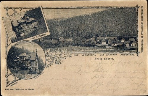 Luisenthal thüringer - ak, im