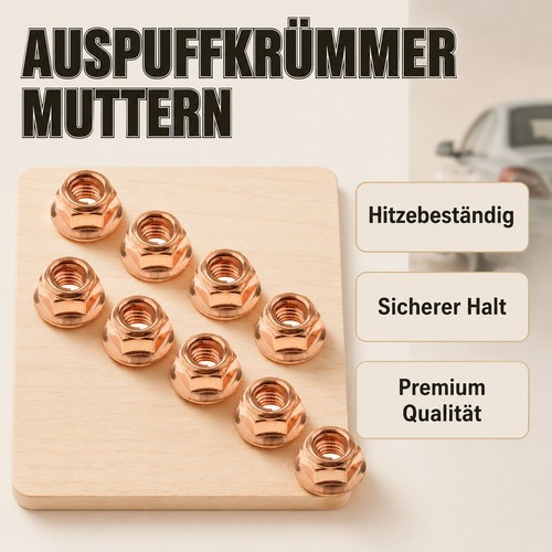 Kupferbeschichtete muttern - kupferbeschichtete,