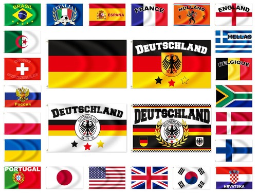 Flaggen länder fahnen - wm,