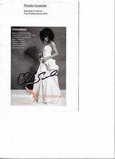 Monika Sozanska, Fechten, Autogrammkarte signiert